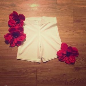 Game gear white compression shorts/ spandex